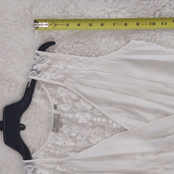 GUESS Elegant White Lace Dress - Picture 13 of 14